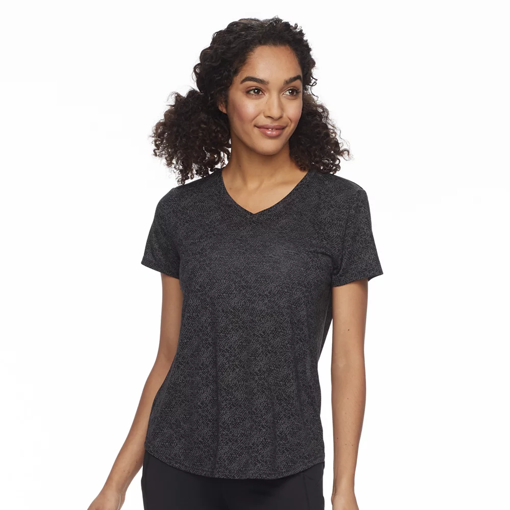 Petite Tek GearĀ® Moisture-Wicking V-Neck Tee - Image 10