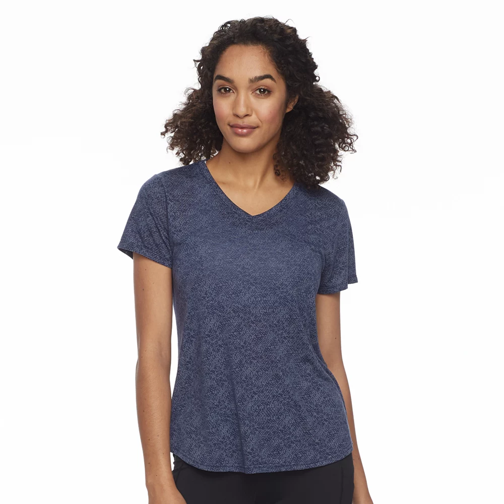 Petite Tek GearĀ® Moisture-Wicking V-Neck Tee - Image 11