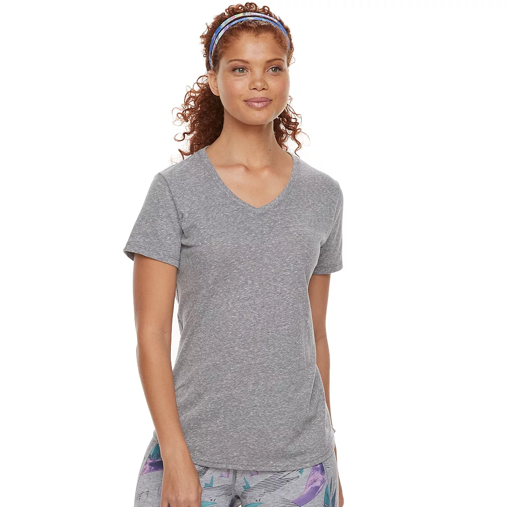 Petite Tek GearĀ® Moisture-Wicking V-Neck Tee - Image 5