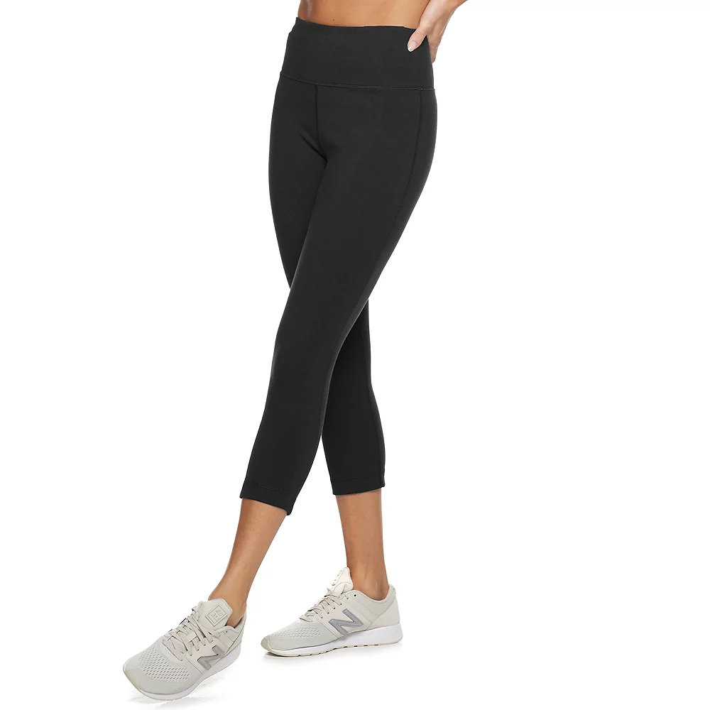 Women's Tek GearĀ® Essential High-Waisted Capri Leggings - Image 2