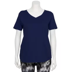 Plus Size Tek GearĀ® Core V-Neck Tee
