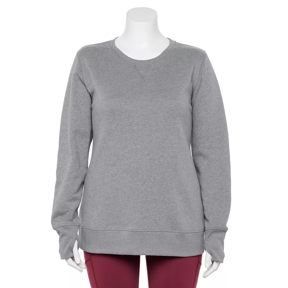 Plus Size Tek GearĀ® Ultrasoft Fleece Crewneck Sweatshirt - Image 7