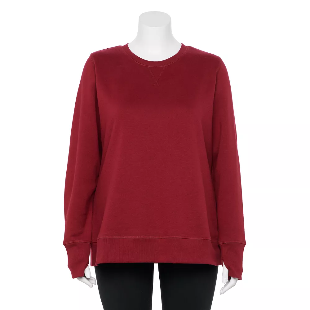 Plus Size Tek GearĀ® Ultrasoft Fleece Crewneck Sweatshirt - Image 16