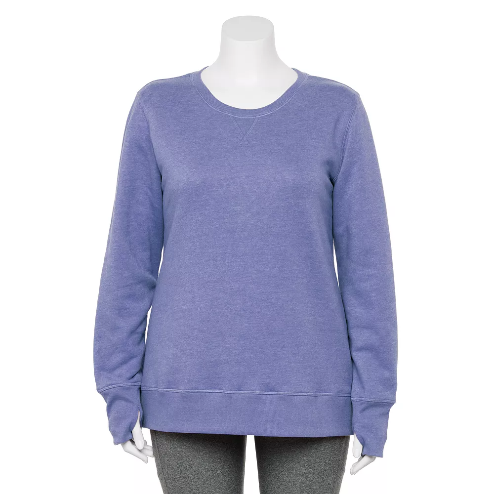 Plus Size Tek GearĀ® Ultrasoft Fleece Crewneck Sweatshirt - Image 43