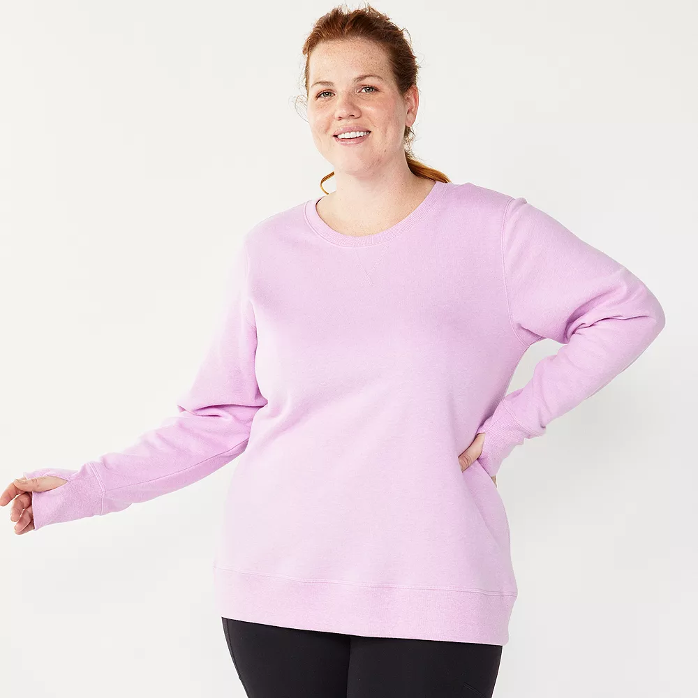 Plus Size Tek GearĀ® Ultrasoft Fleece Crewneck Sweatshirt - Image 23