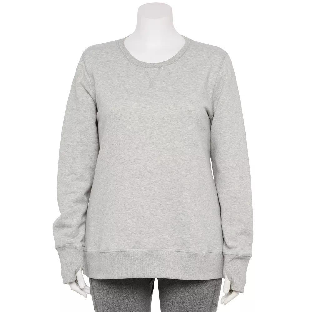 Plus Size Tek GearĀ® Ultrasoft Fleece Crewneck Sweatshirt - Image 58