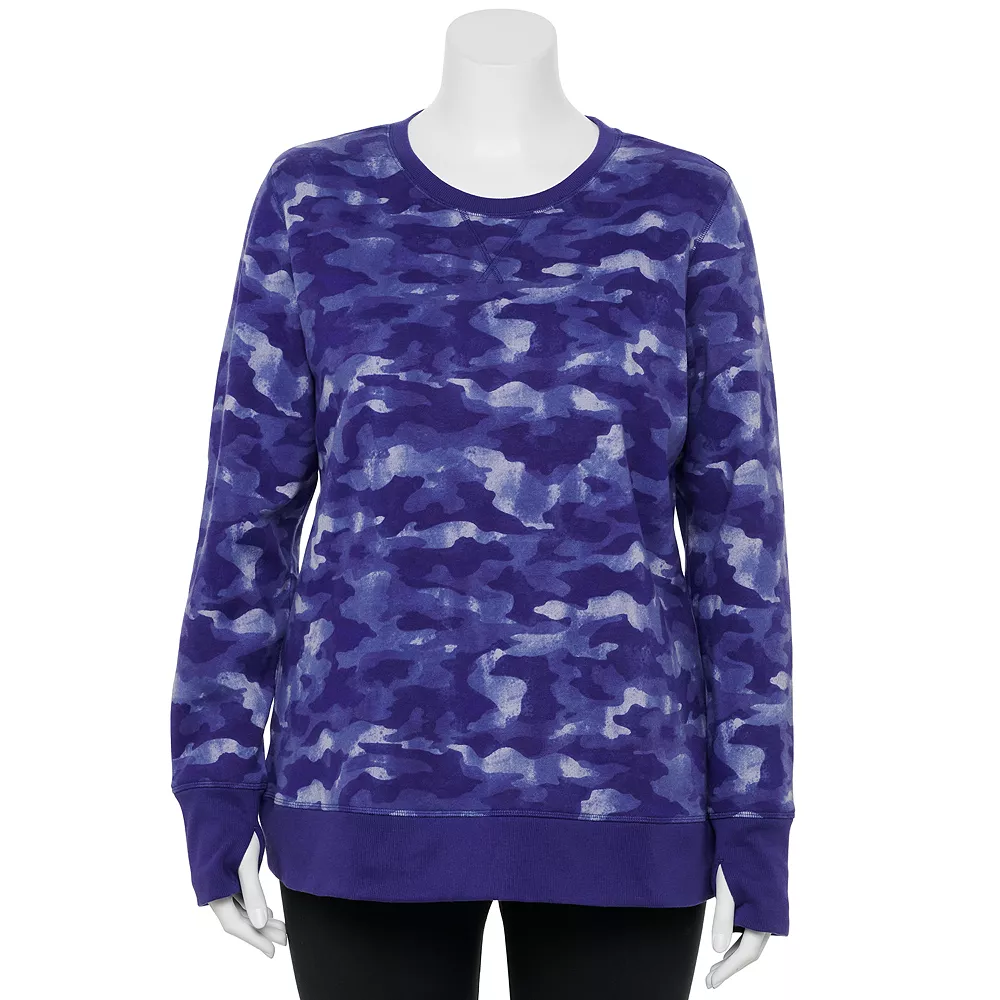 Plus Size Tek GearĀ® Ultrasoft Fleece Crewneck Sweatshirt - Image 35