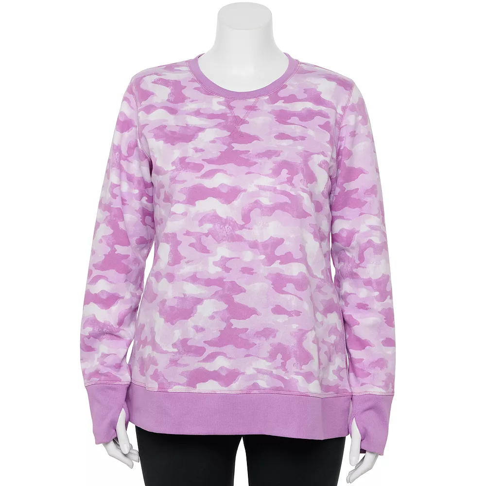 Plus Size Tek GearĀ® Ultrasoft Fleece Crewneck Sweatshirt - Image 32