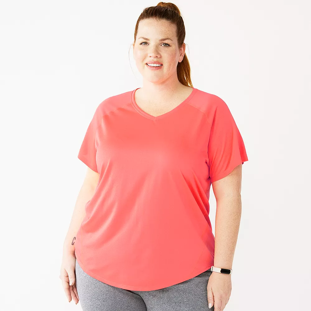 Plus Size Tek GearĀ® Performance Core V-Neck Tee - Image 8
