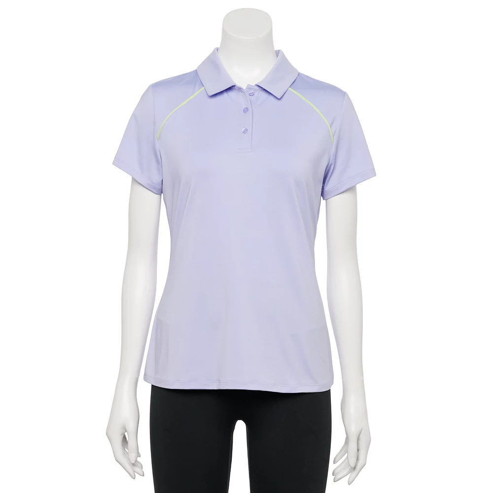 Women's Tek GearĀ® Button Placket Golf Polo