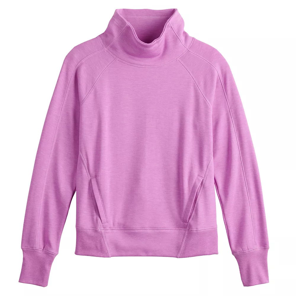 Women's Tek GearĀ® Funnel Neck Stretch Fleece Pullover - Image 3