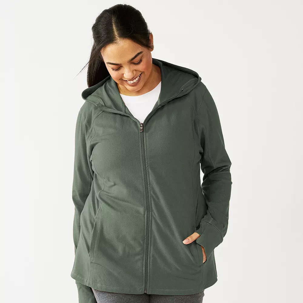 Plus Size Tek GearĀ® Essential Hooded Jacket - Image 9