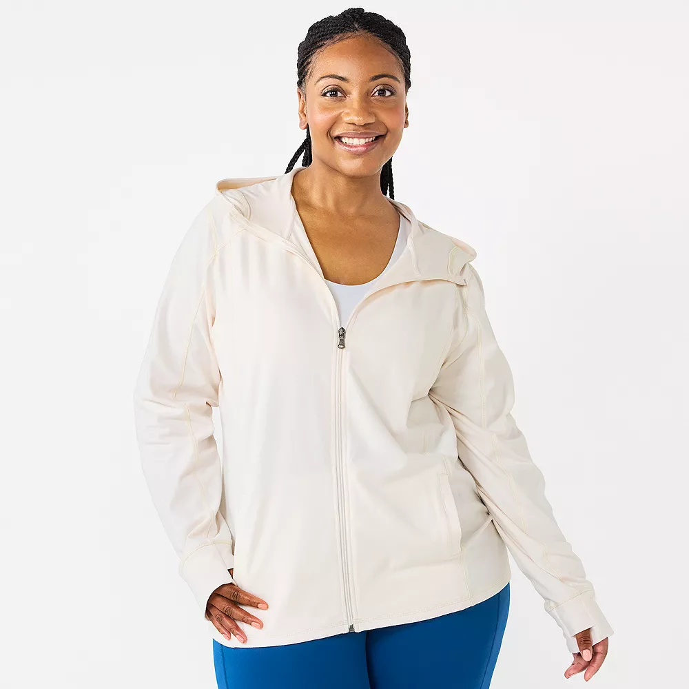 Plus Size Tek GearĀ® Essential Hooded Jacket - Image 12