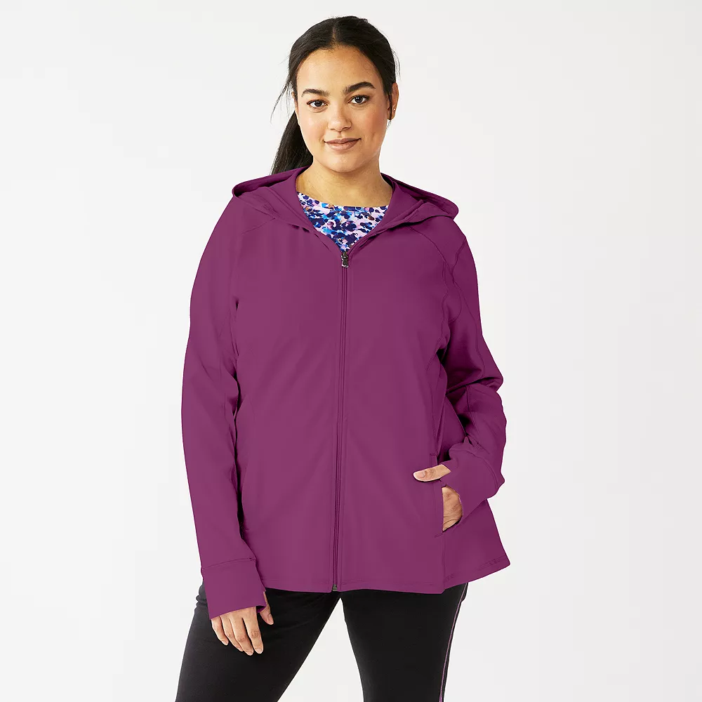 Plus Size Tek GearĀ® Essential Hooded Jacket - Image 13