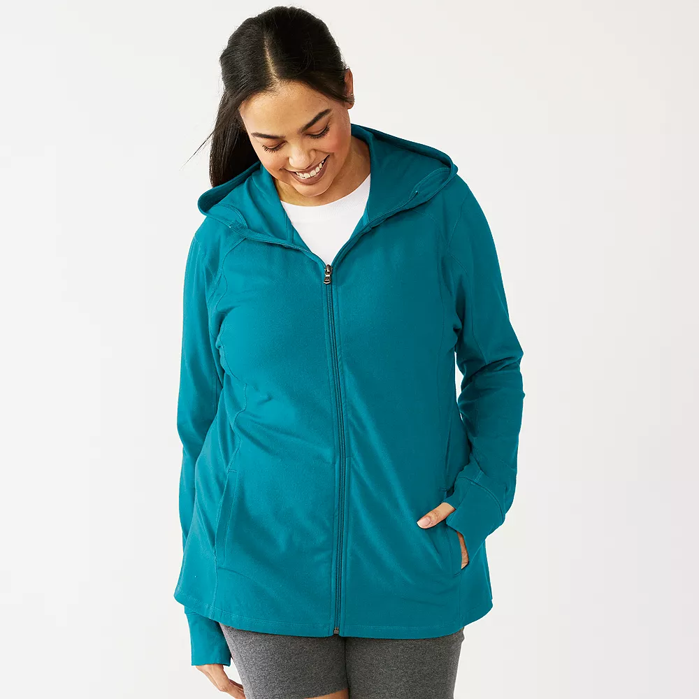 Plus Size Tek GearĀ® Essential Hooded Jacket - Image 10