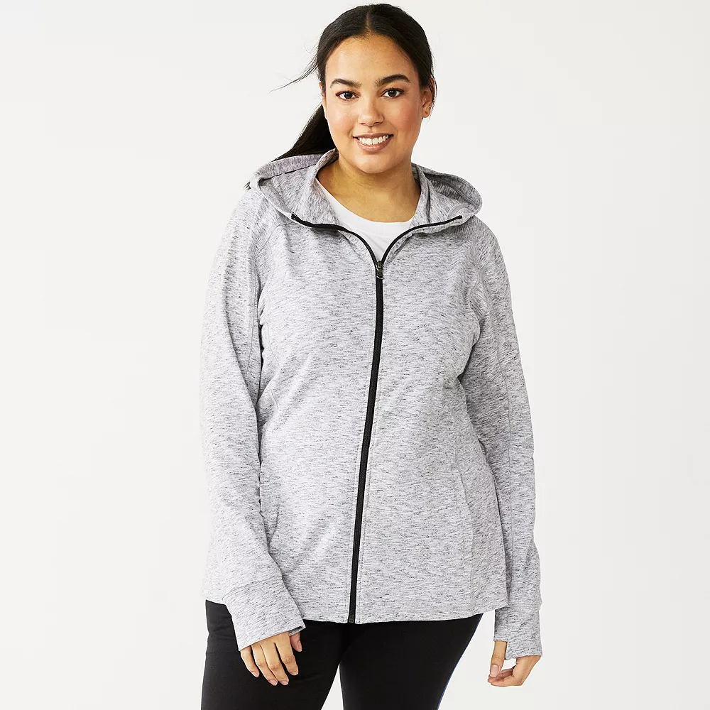 Plus Size Tek GearĀ® Essential Hooded Jacket - Image 7