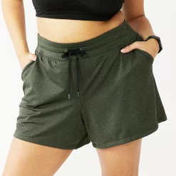Plus Size Tek GearĀ® Weekend French Terry Shorts