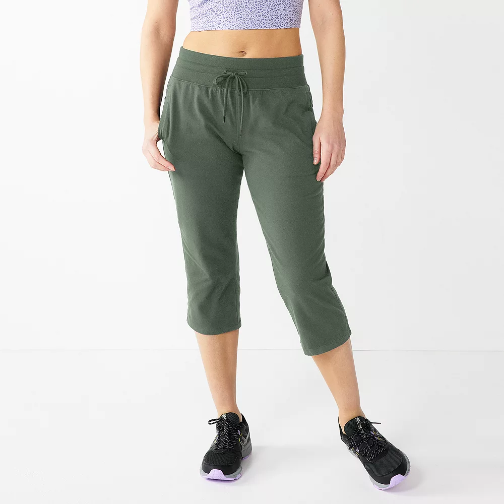 Petite Tek GearĀ® Essential Straight-Leg Workout Capris - Image 2