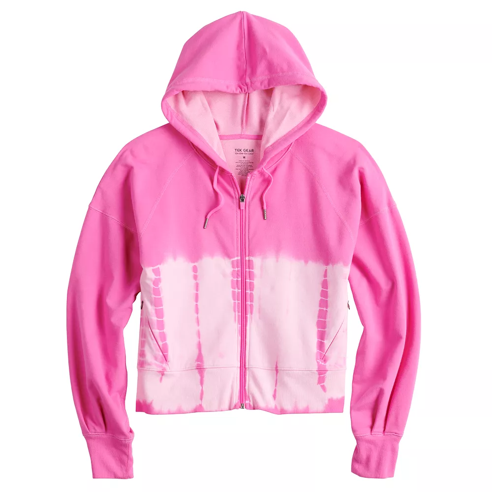 Women's Tek GearĀ® French Terry Crop Zip-Up Jacket - Image 4