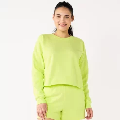 Women's Tek GearĀ® Ultrasoft Fleece Easy Crop Sweatshirt