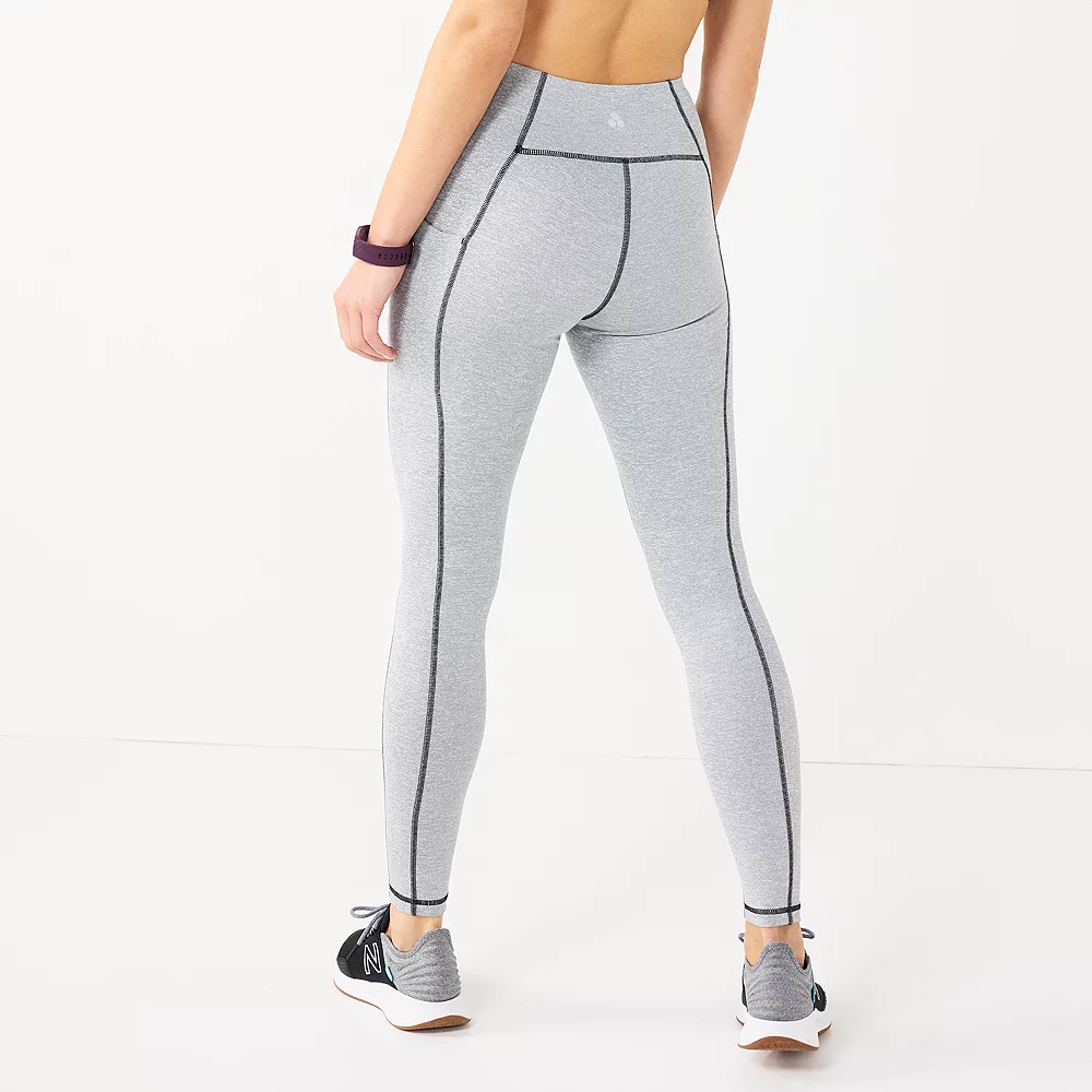 Women's Tek Gear® Ultrastretch High-Waisted Side Pocket Full-Length Leggings - Image 13