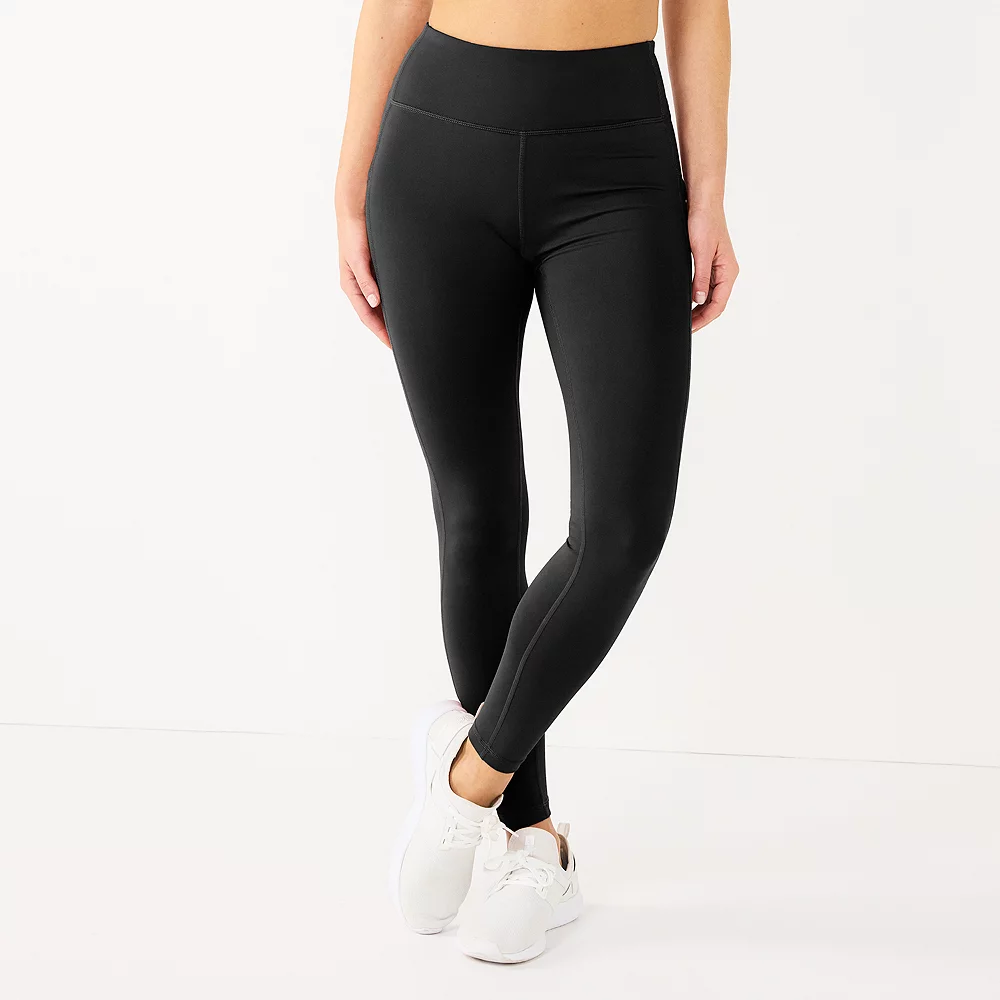 Women's Tek Gear® Ultrastretch High-Waisted Side Pocket Full-Length Leggings - Image 3