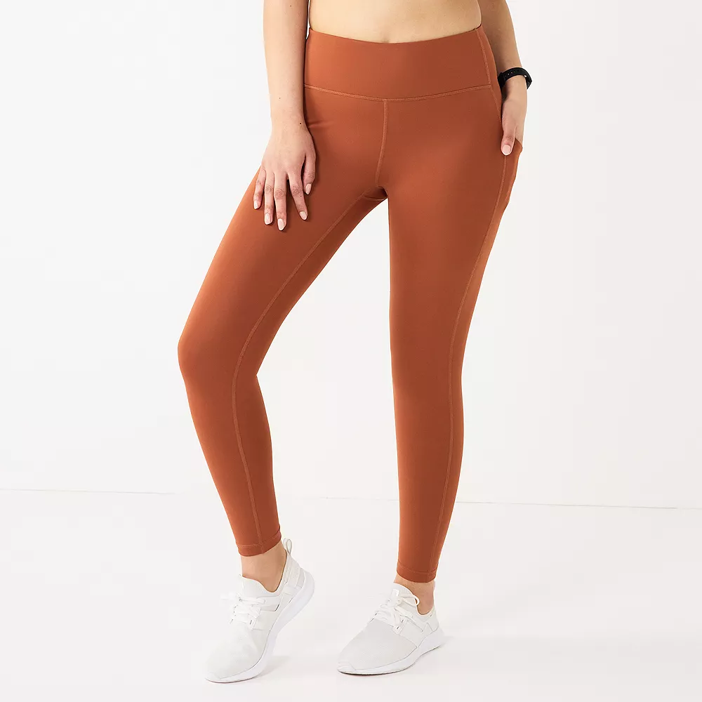 Women's Tek GearĀ® Ultrastretch High-Waisted Side Pocket 7/8 Leggings - Image 2