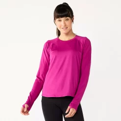 Petite Tek GearĀ® Performance Long Sleeve Tee