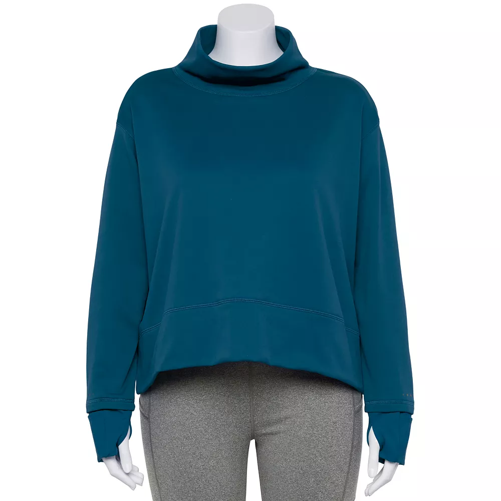 Plus Size Tek GearĀ® Run Mockneck Long Sleeve Top - Image 3