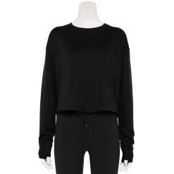 Women's Tek GearĀ® Stretch Fleece Cinched-Waist Top