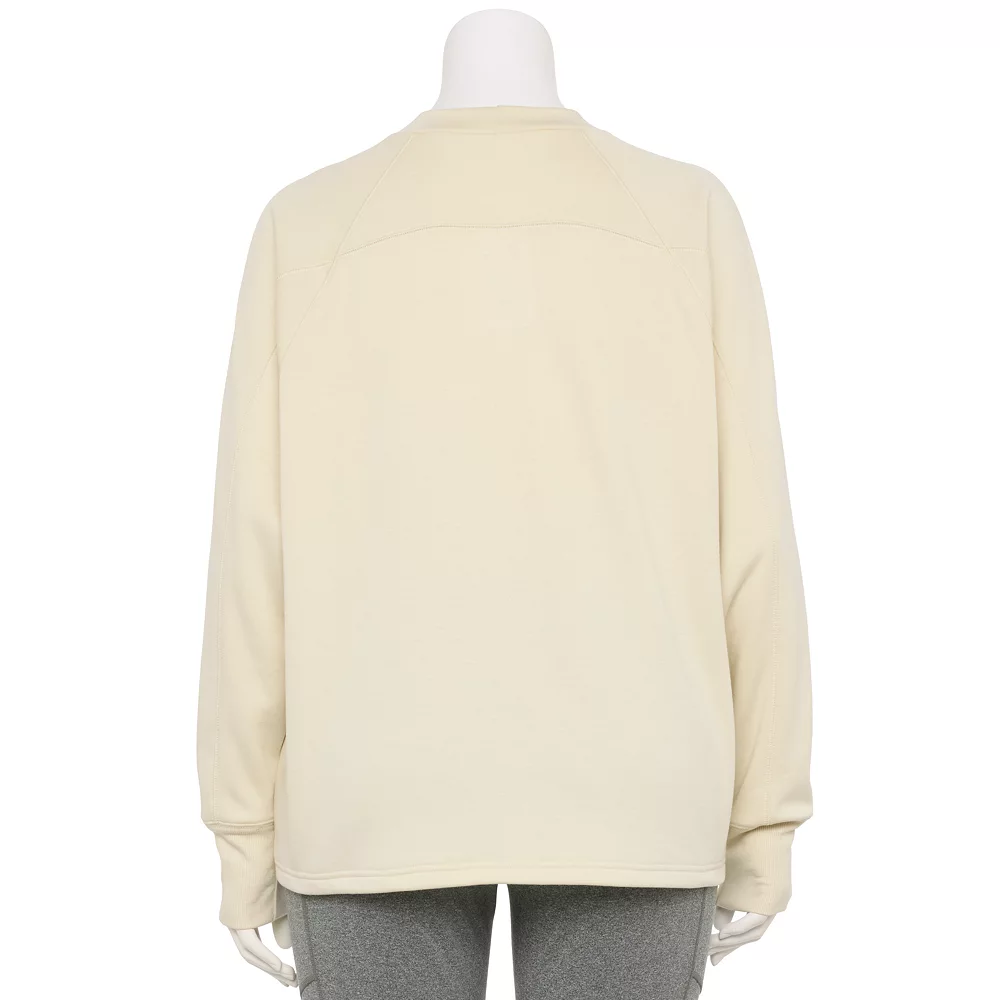 Plus Size Tek Gear® Stretch Fleece Mockneck Sweatshirt - Image 5