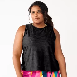 Plus Size Tek GearĀ® Cinched-Back Tank