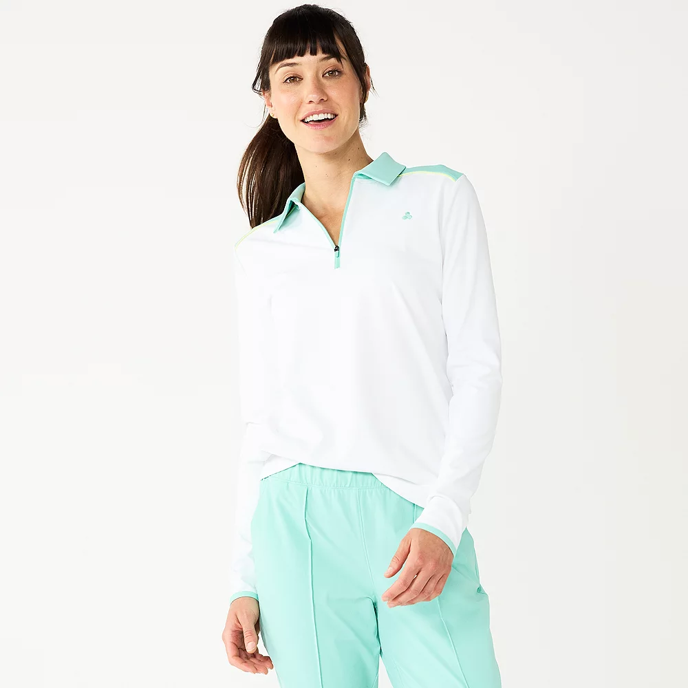 Women's Tek GearĀ® 1/4-Zip Golf Polo - Image 3