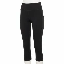 Petite Tek GearĀ® Ultrastretch Pocket High-Waisted Capri Leggings